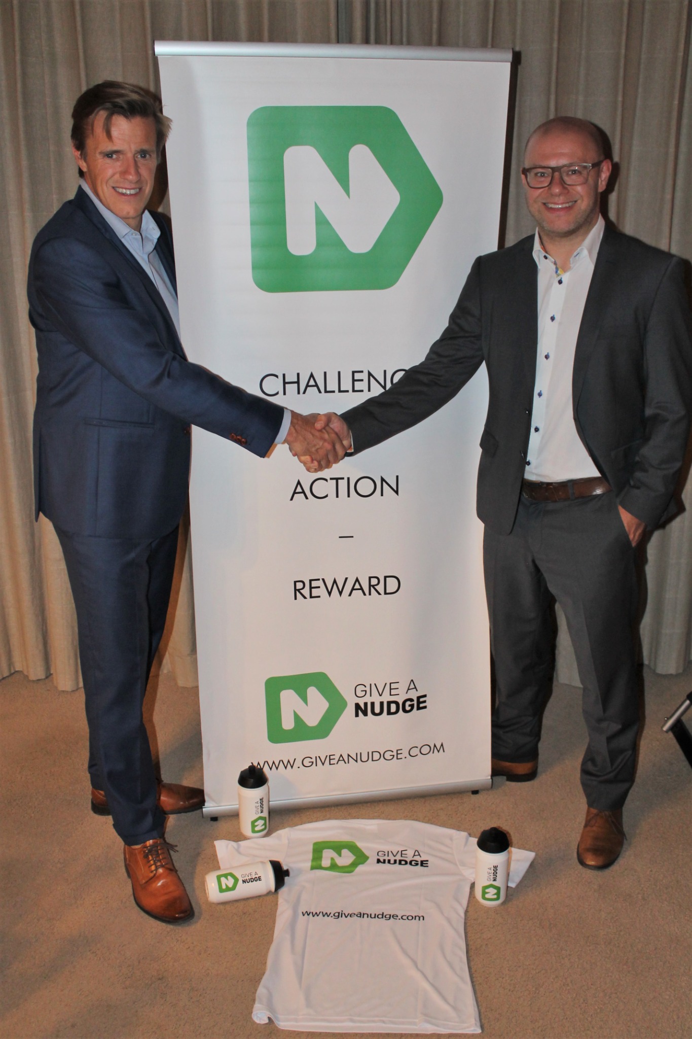 Dennis and Johan at Give a Nudge